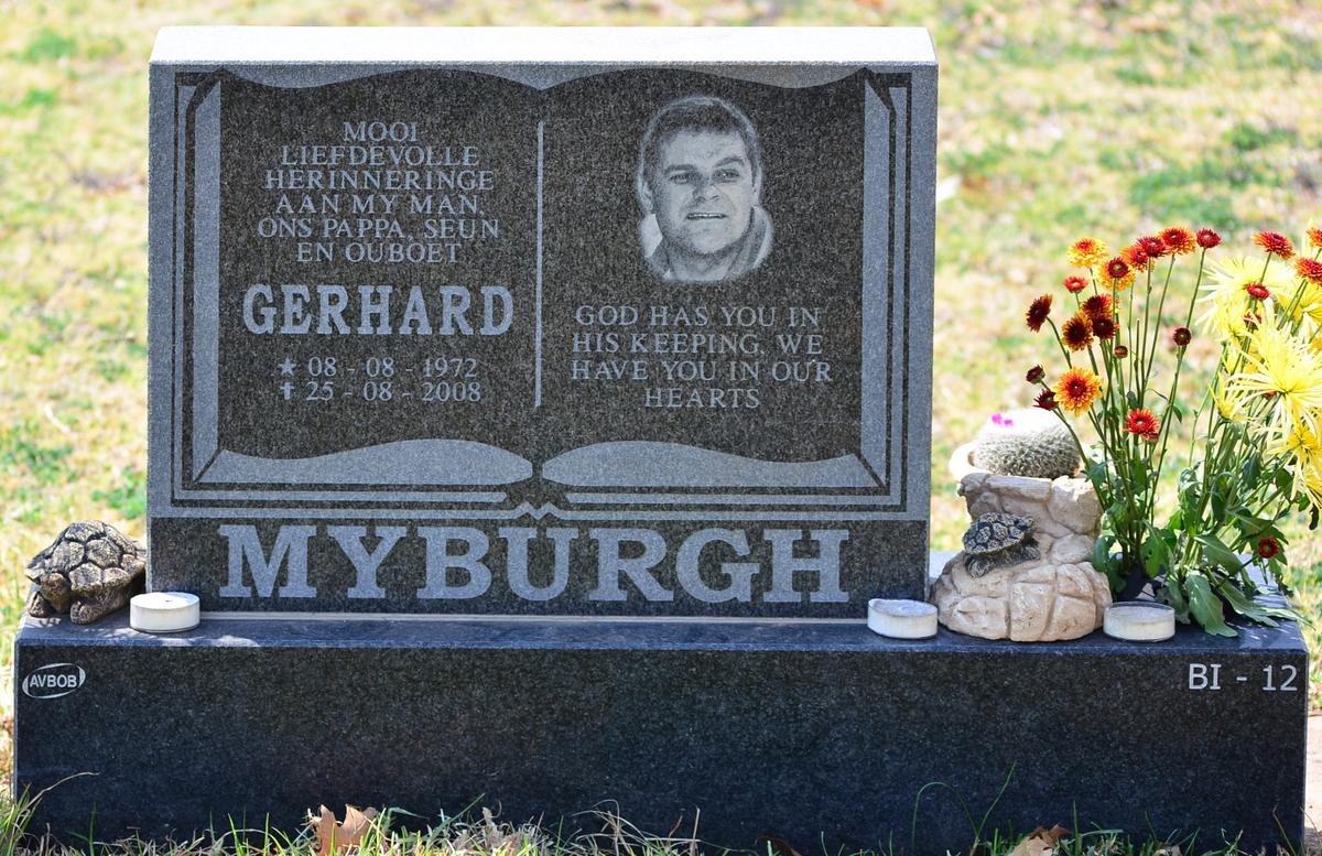 MYBURGH Gerhard 1972-2008