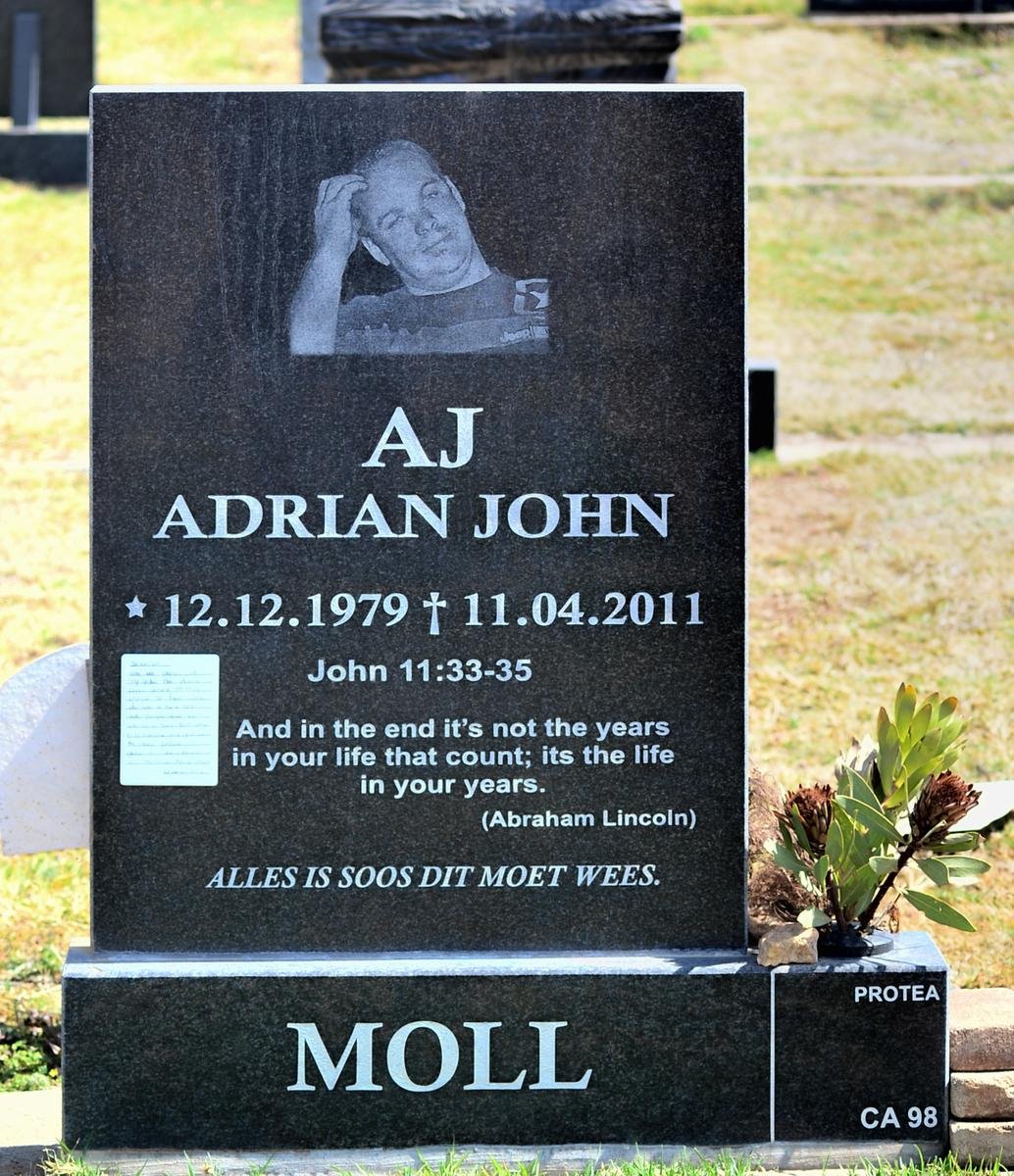 MOLL Adrian John 1979-2011