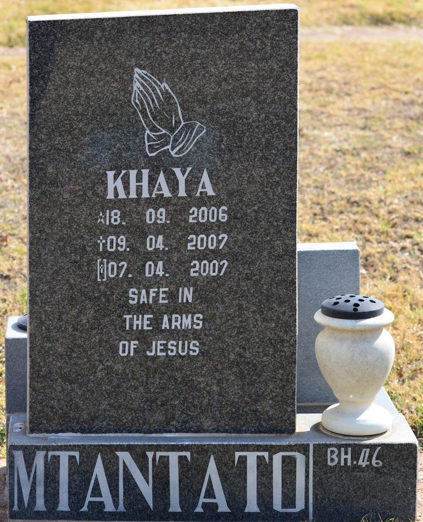 MTANTATO Khaya 2006-2007