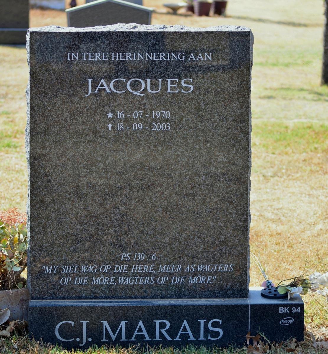 MARAIS C.J. 1970-2003