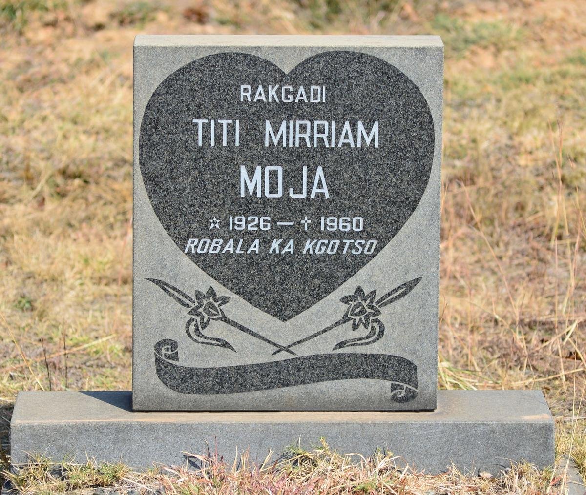 MOJA Titi Mirriam 1926-1960