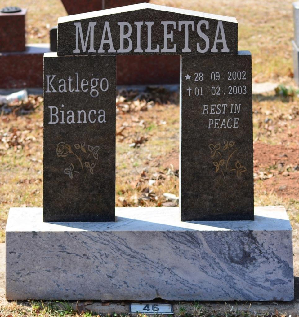 MABILETSA Katlego Bianca 2002-2003