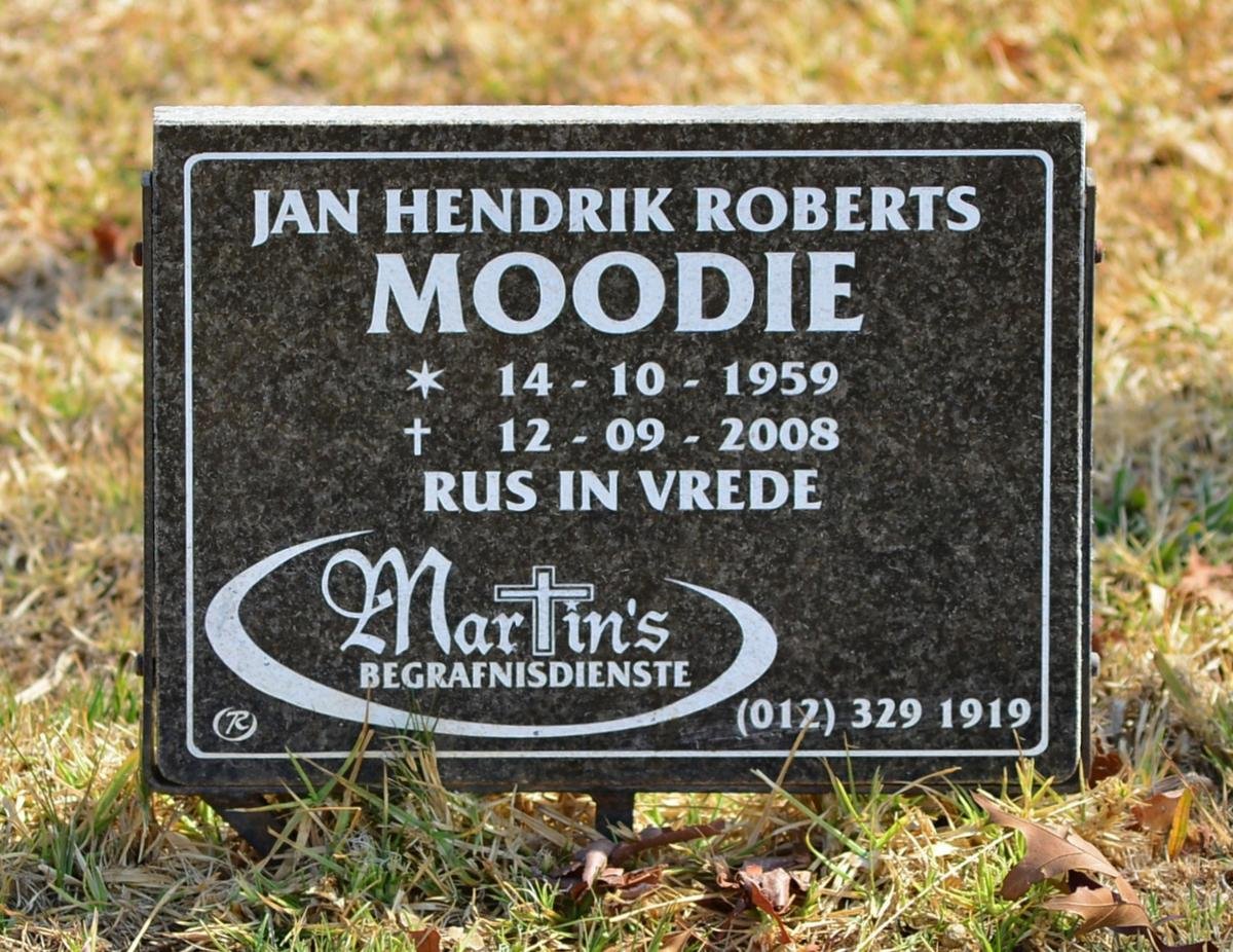 MOODIE Jan Hendrik Roberts 1959-2008