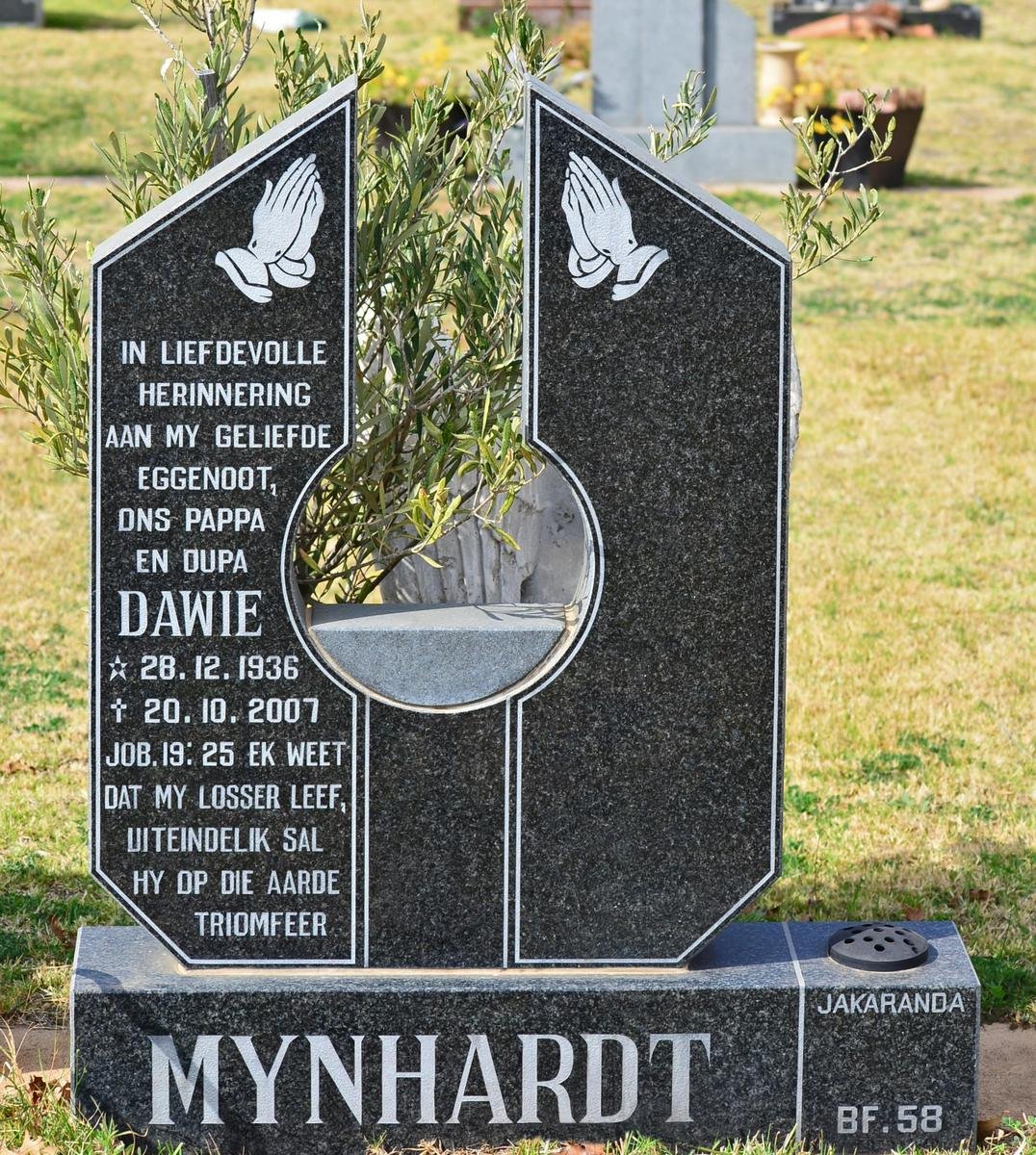MYNHARDT Dawie 1936-2007