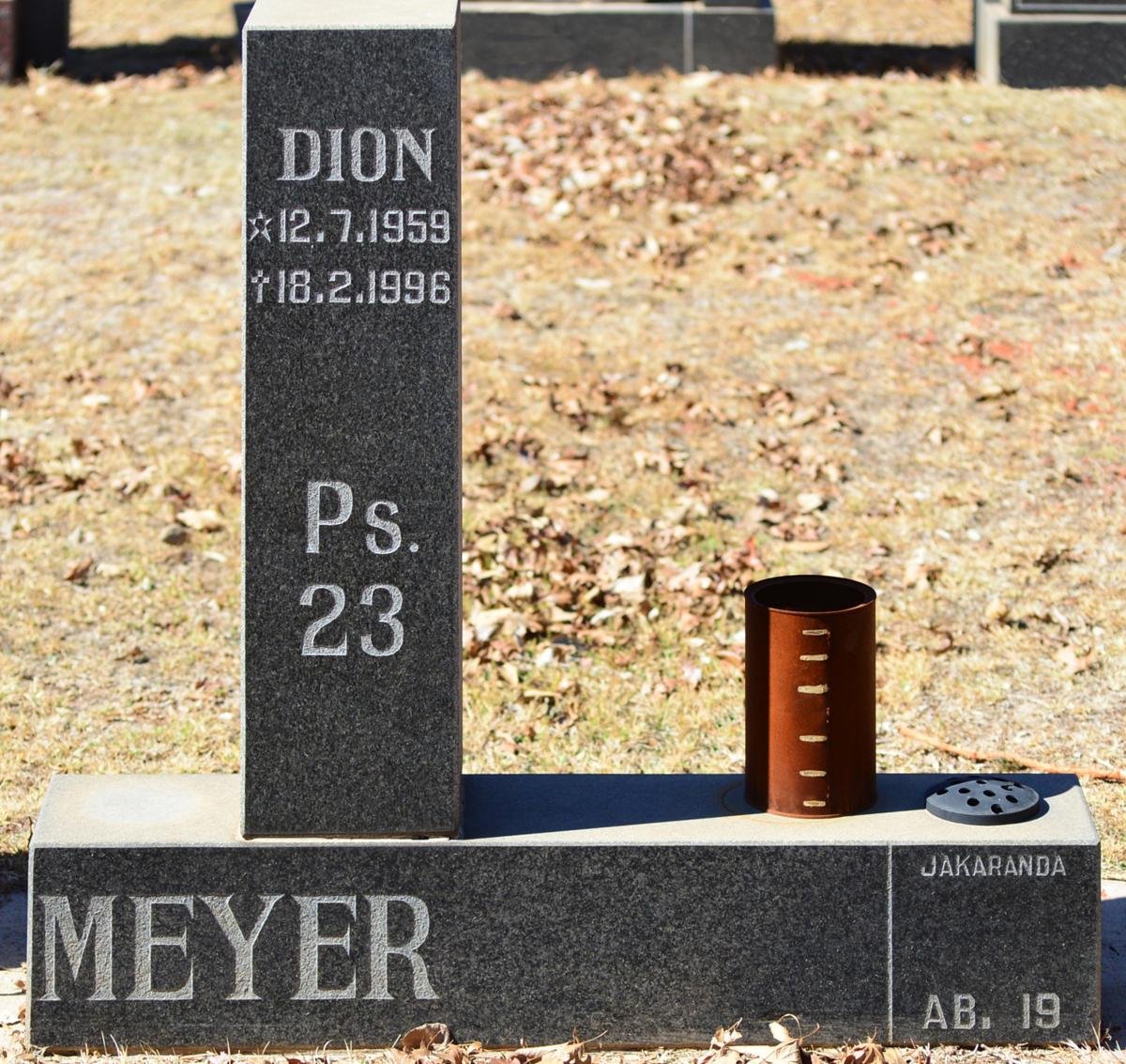 MEYER Dion 1959-1996