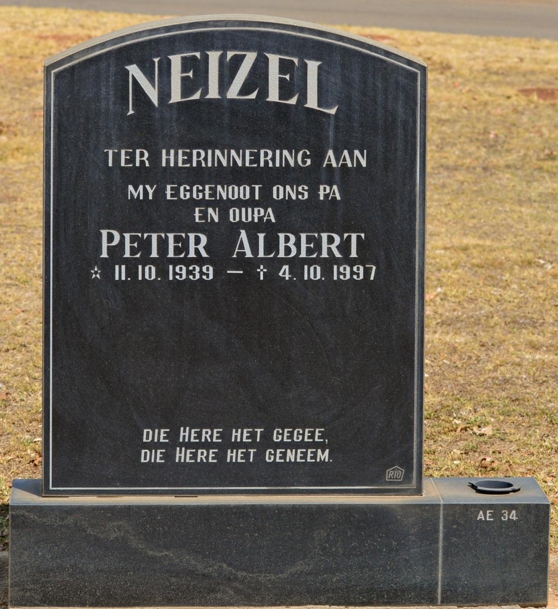 NEIZEL Peter Albert 1939-1997