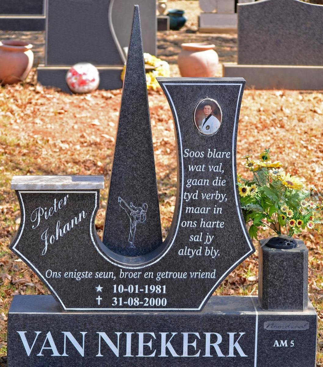 NIEKERK Pieter Johann, van 1981-2000