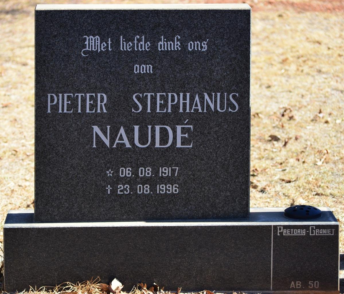 NAUDÉ Pieter Stephanus 1917-1996