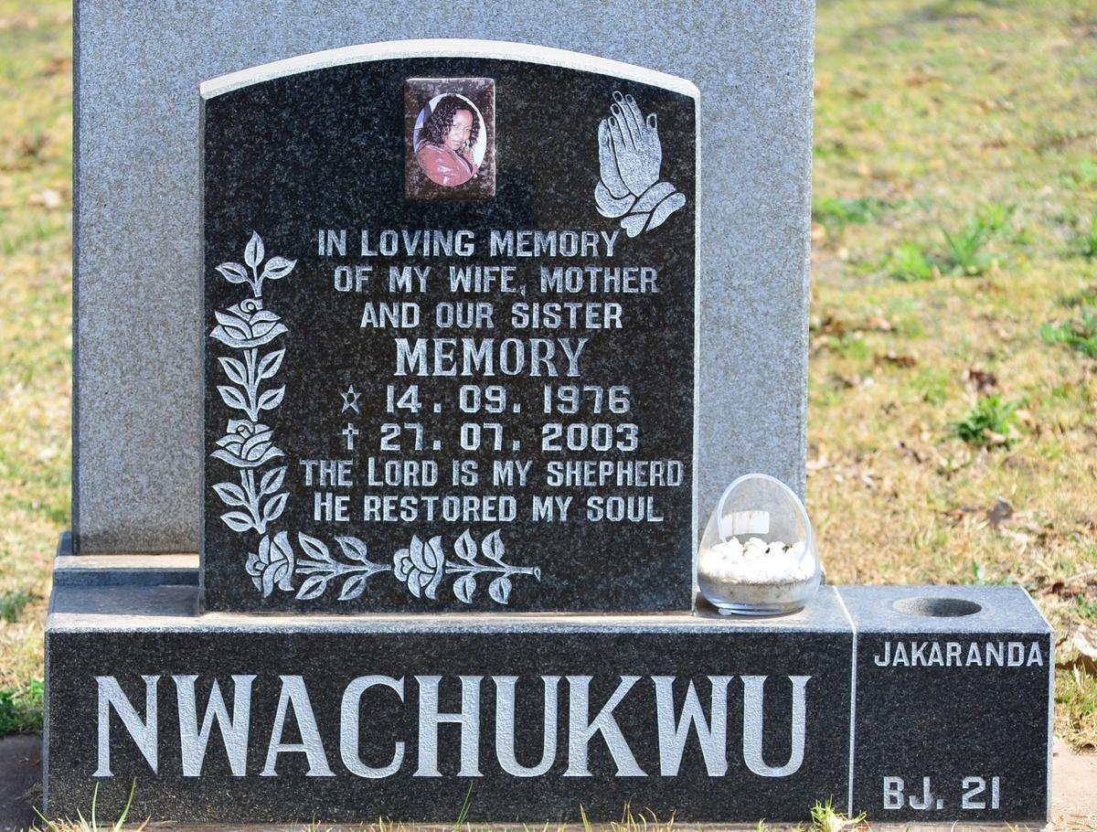 NWACHUKWU Memory 1976-2003