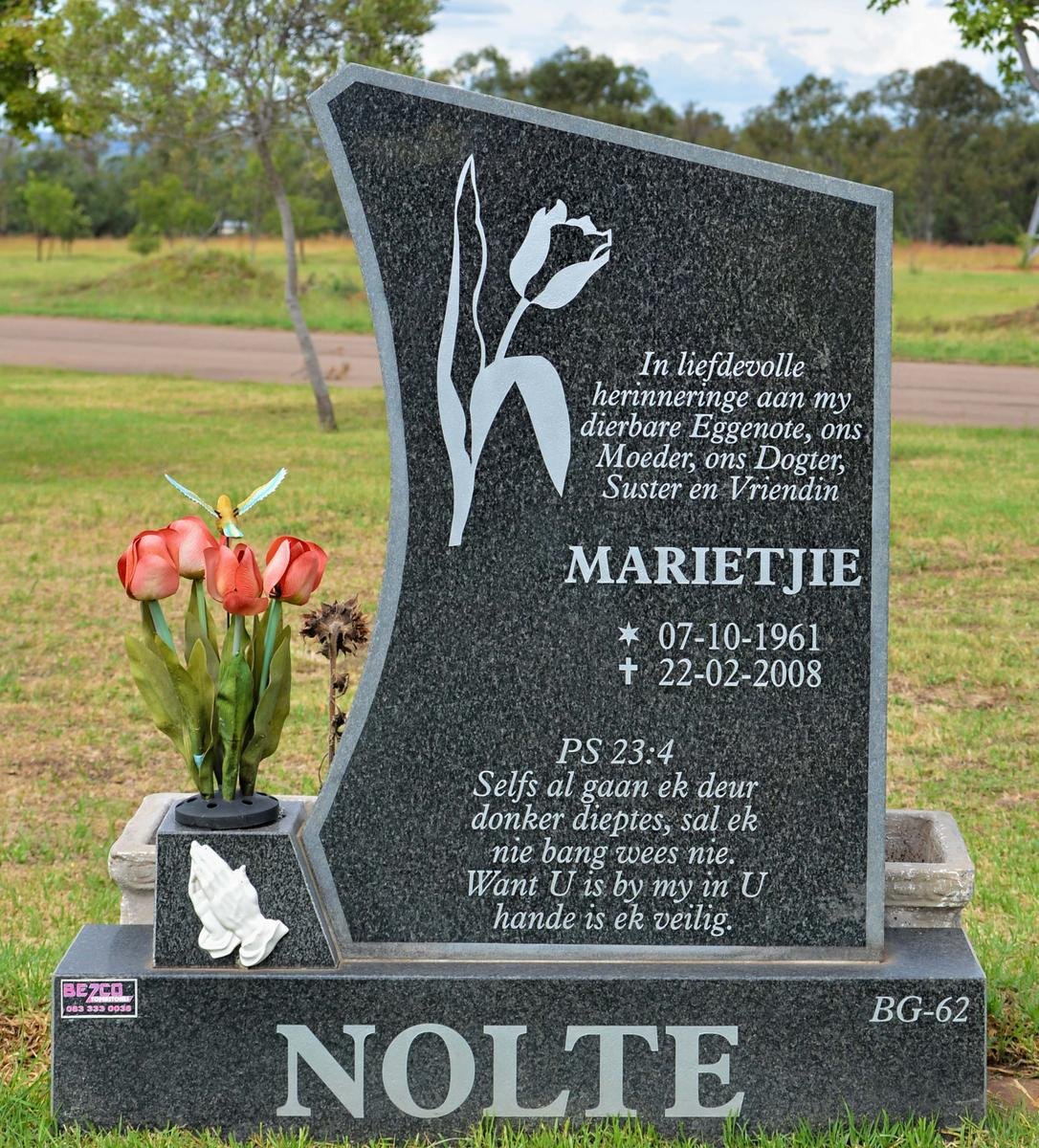 NOLTE Marietjie 1961-2008