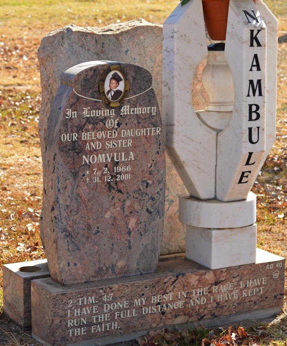 NKAMBULE Nomvula 1966-2001