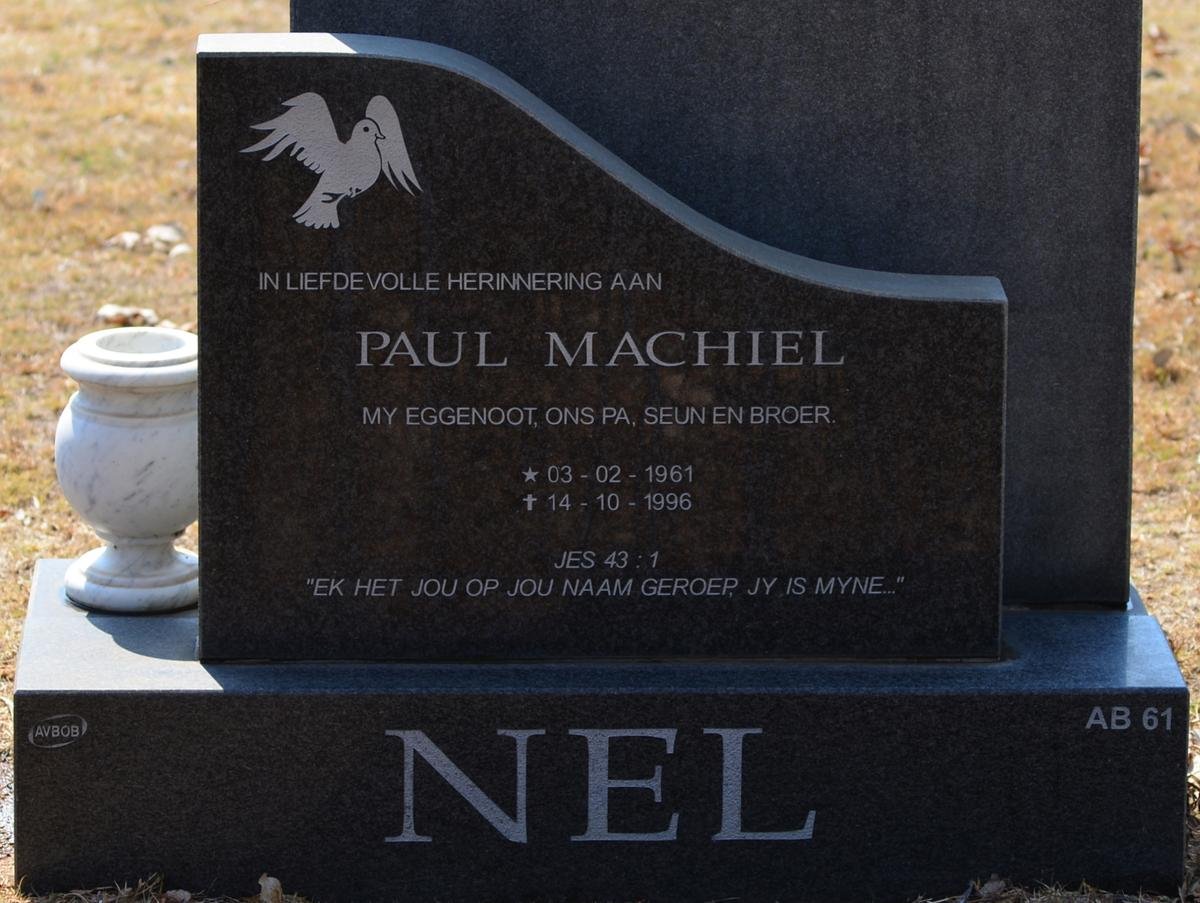 NEL Paul Machiel 1961-1996