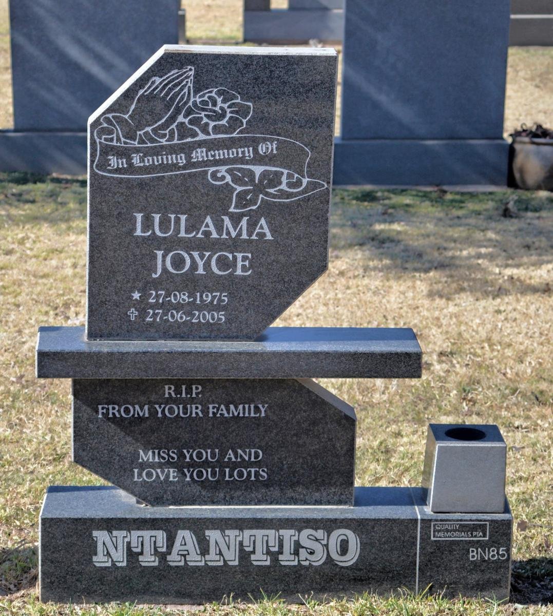 NTANTISO Lulama Joyce 1975-2005