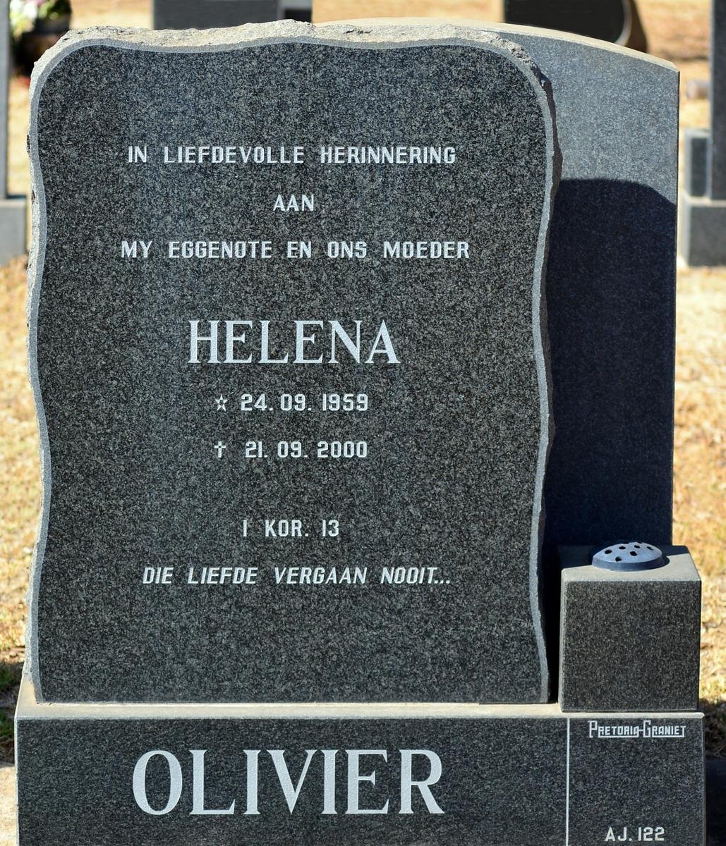 OLIVIER Helena 1959-2000