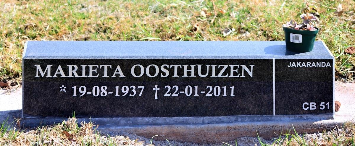 OOSTHUIZEN Marieta 1937-2011