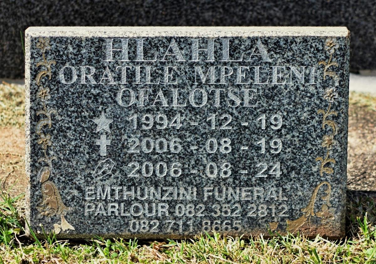 OFALOTSE Oratile Mpeleni  1994-2006