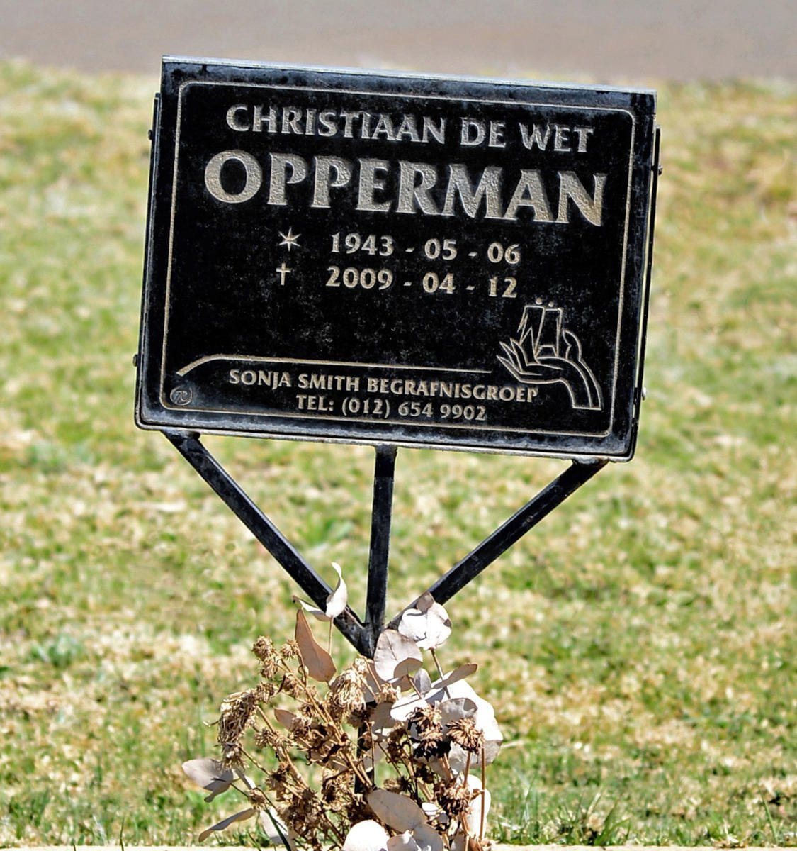 OPPERMAN Christiaan De Wet 1943-2009