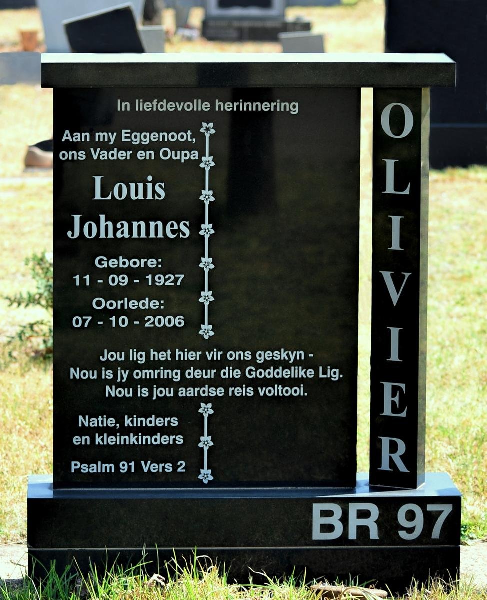 OLIVIER Louis Johannes 1927-2006