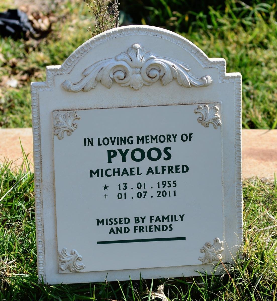 PYOOS Michael Alfred 1955-2011