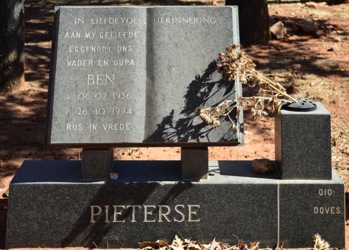 PIETERSE Ben 1936-1994