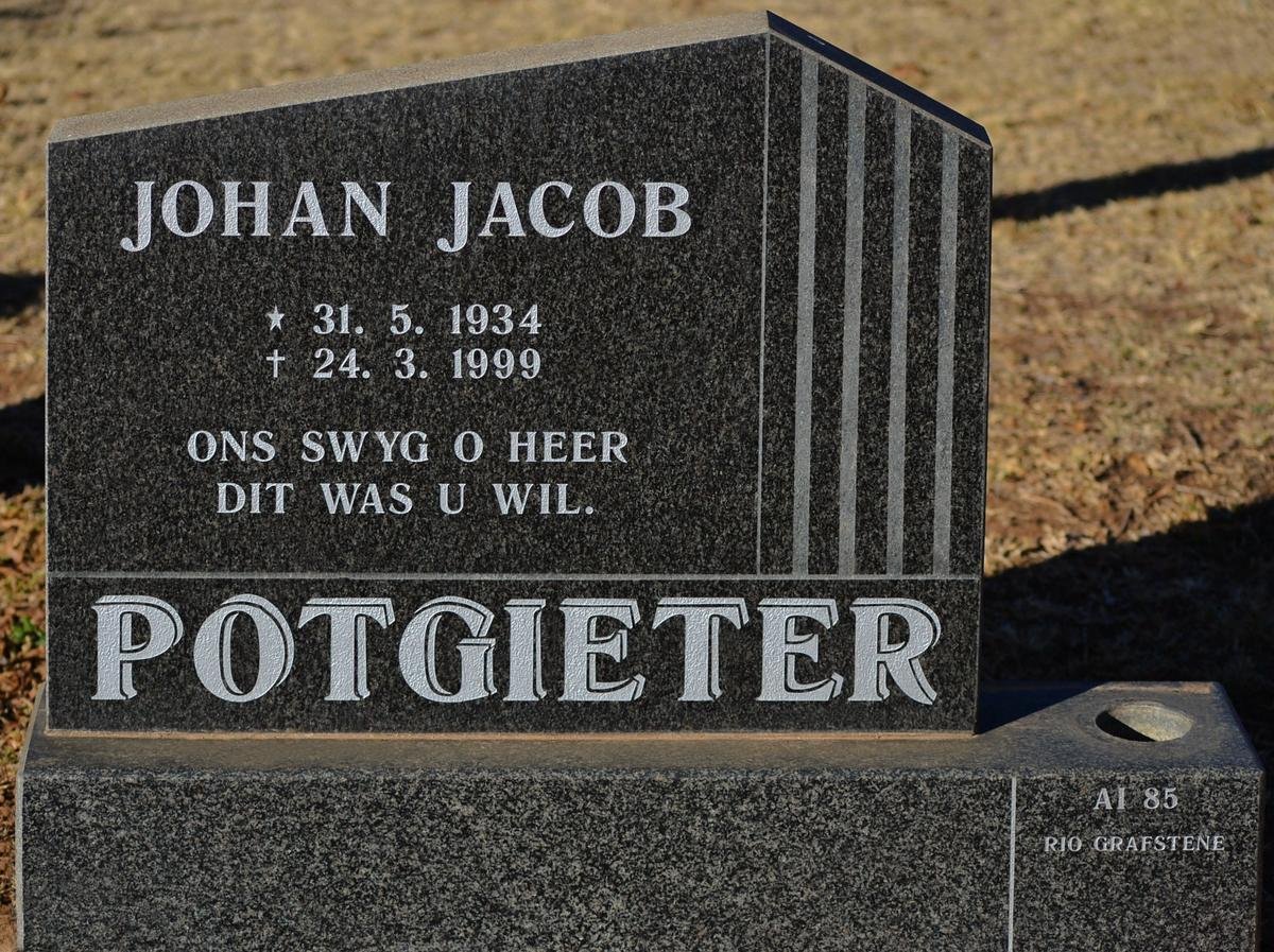 POTGIETER Johan Jacob 1934-1999