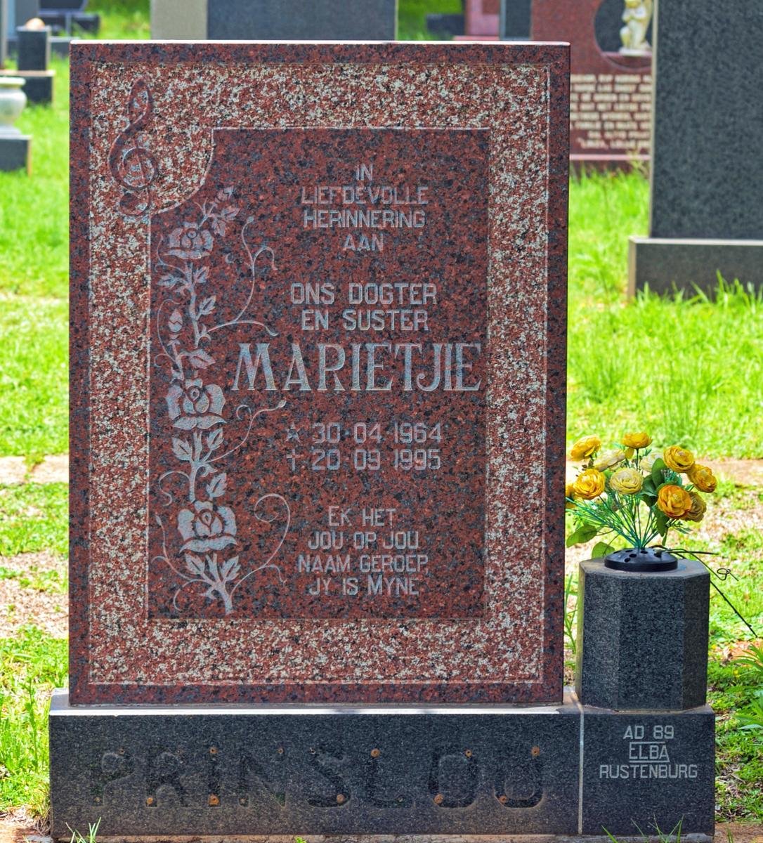 PRINSLOO Marietjie 1964-1995