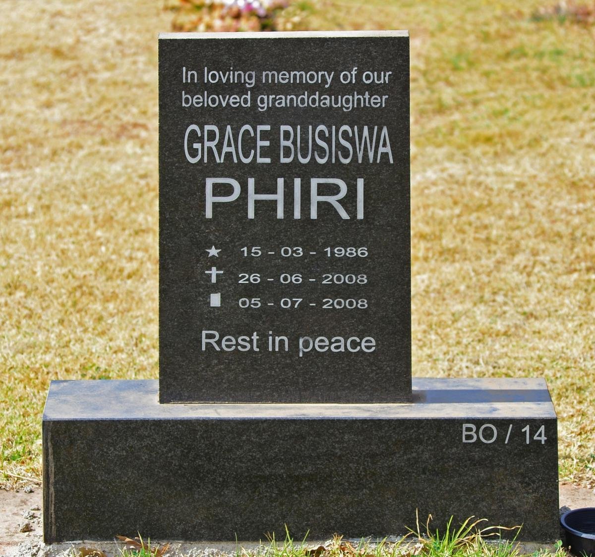PHIRI Grace Busiswa 1986-2008
