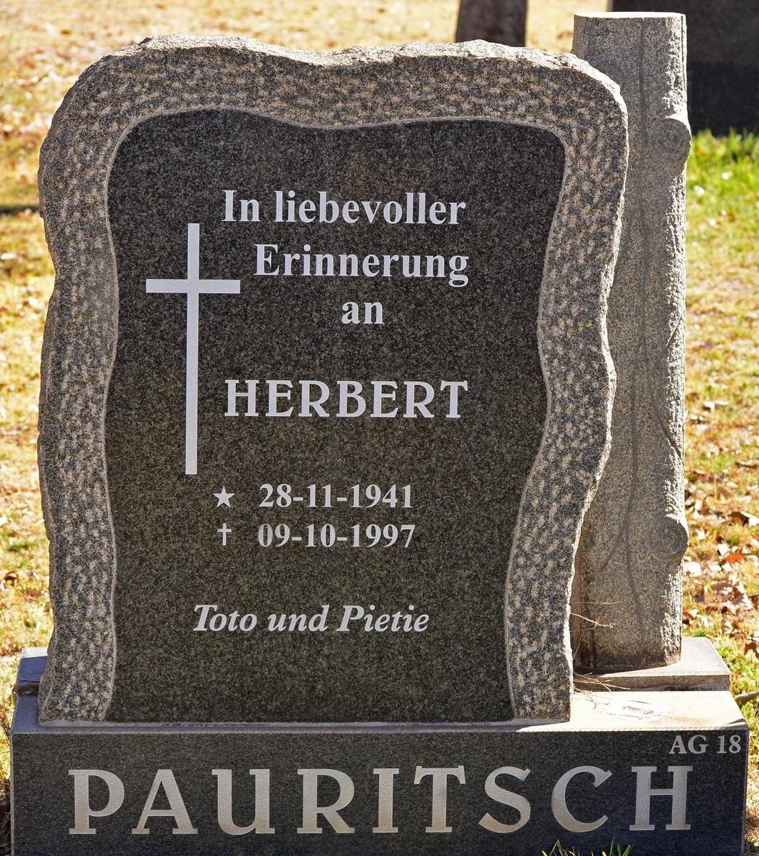 PAURITSCH Herbert 1941-1997