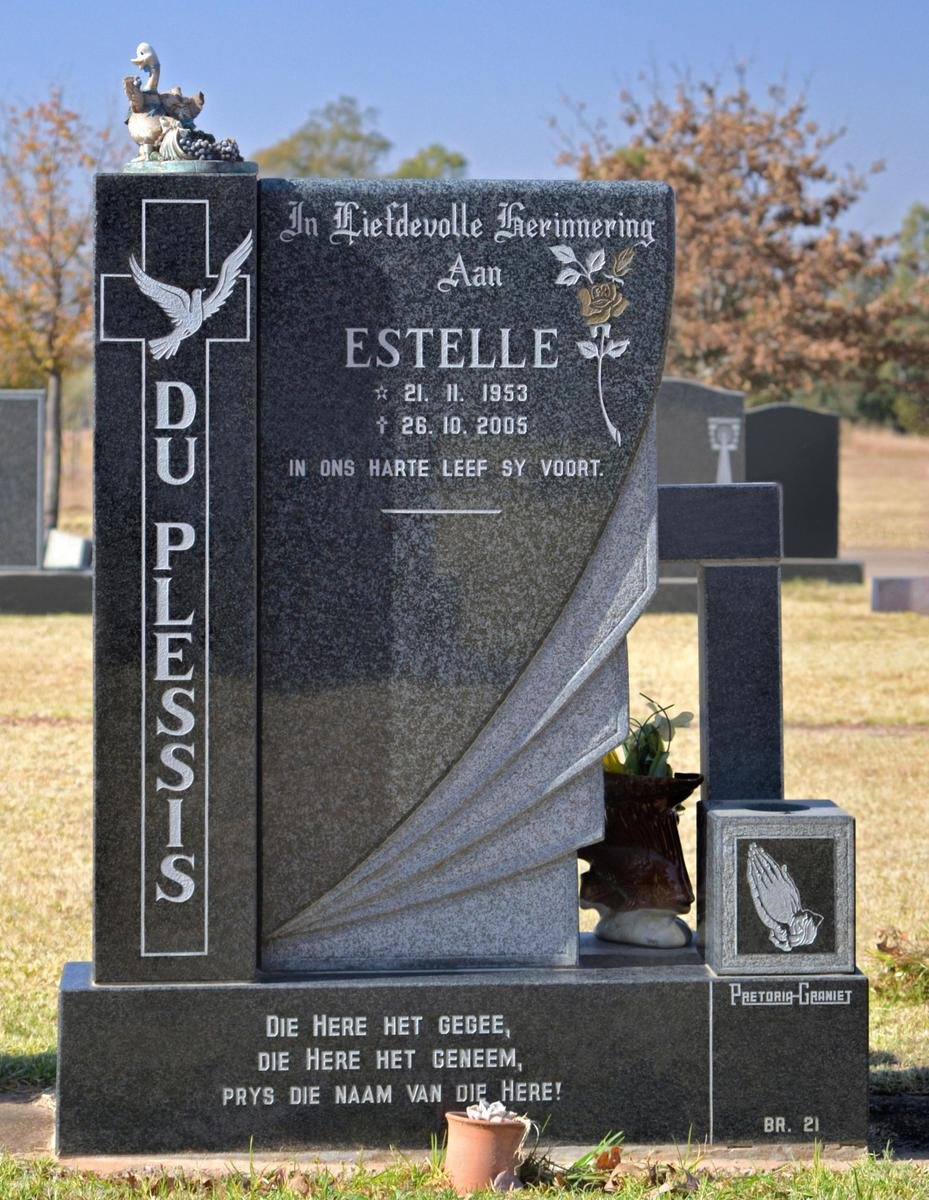 PLESSIS Estelle, du 1953-2005