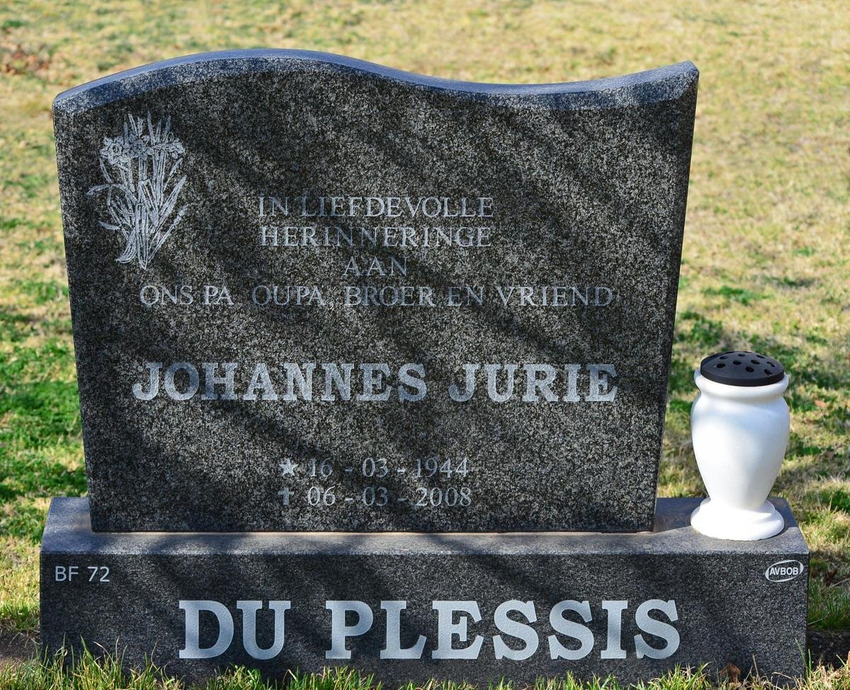 PLESSIS Johannes Jurie, du 1944-2008