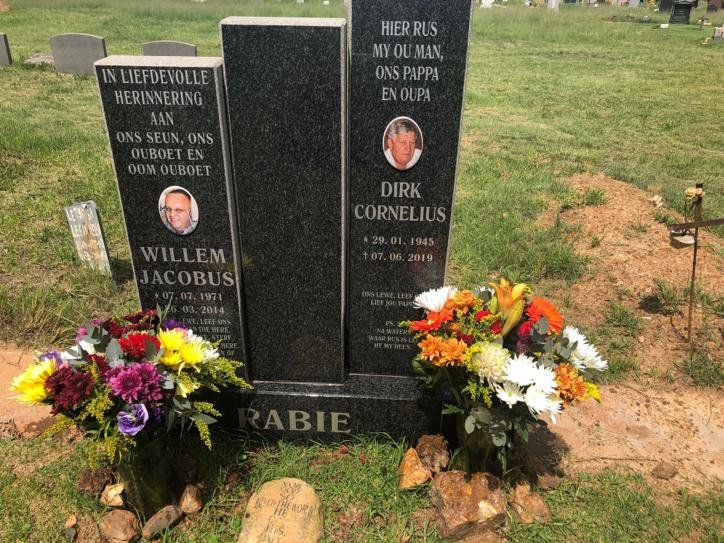 RABIE Dirk Cornelius 1945-2019 :: RABIE Willem Jacobus 1971-2014
