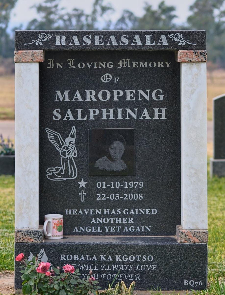 RASEASALA Maropeng Salphinah 1979-2008