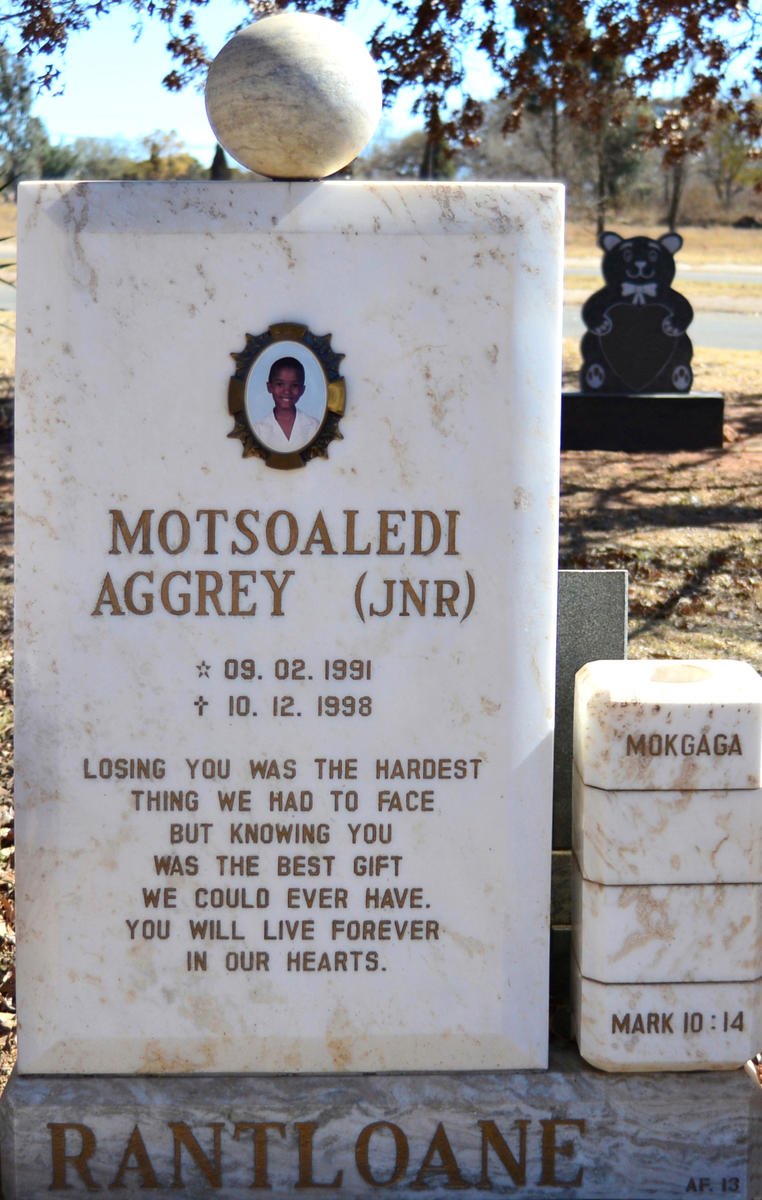 RANTLOANE Motsoaledi Aggrey 1991-1998