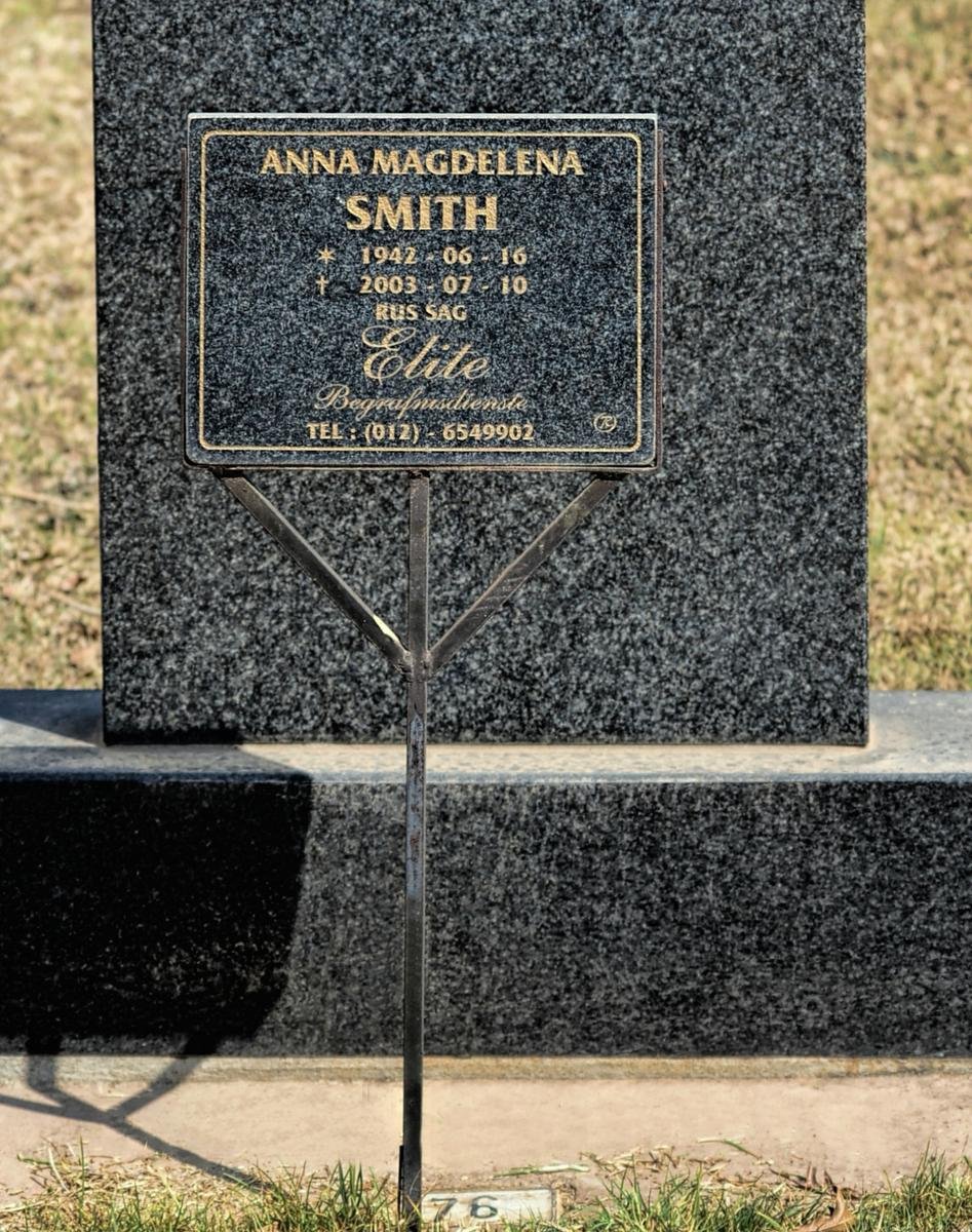 SMITH Anna Magdelena 1942-2003