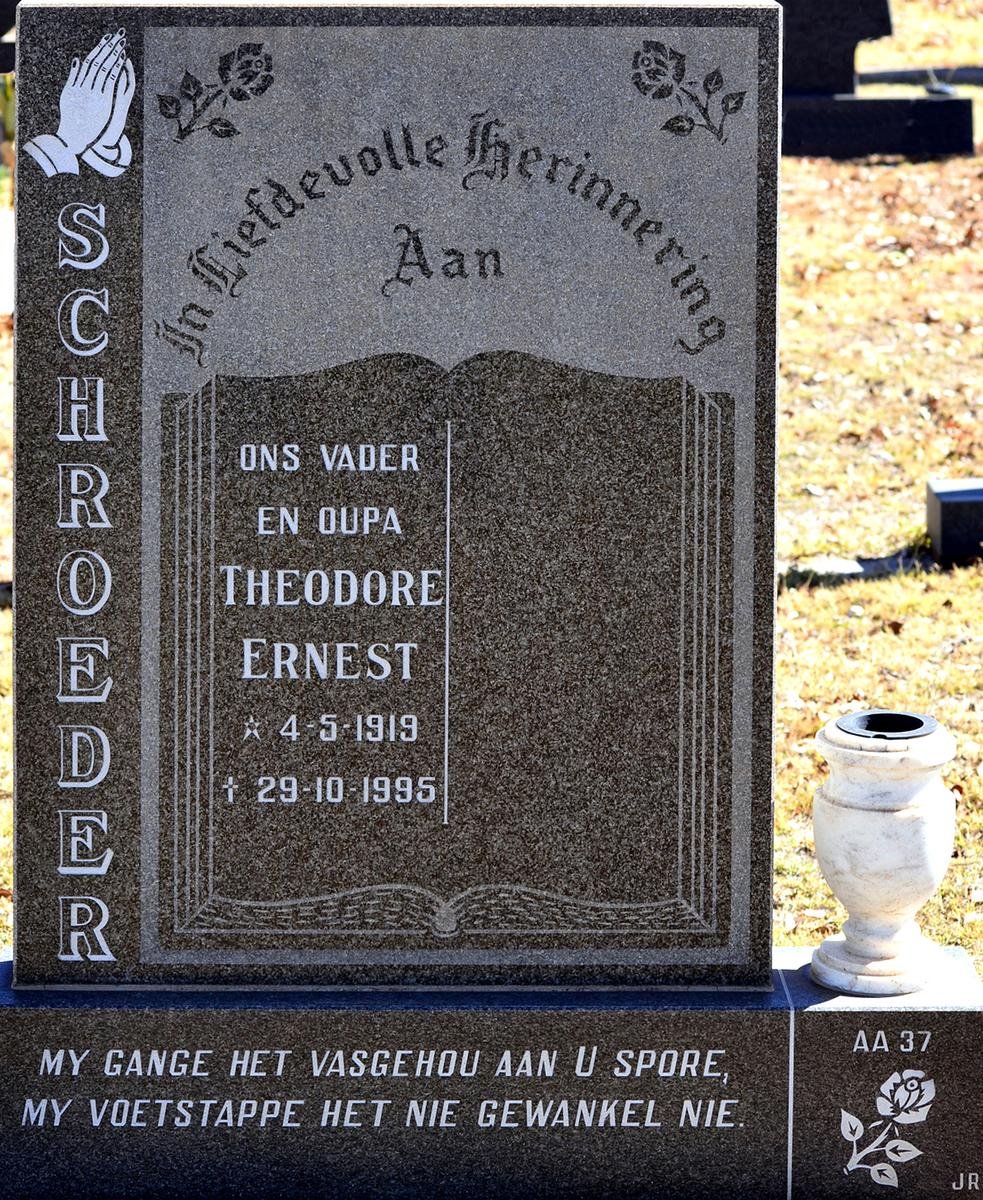 SCHROEDER Theodore Ernest 1919-1995