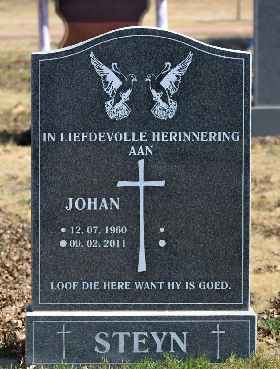 STEYN Johan 1960-2011