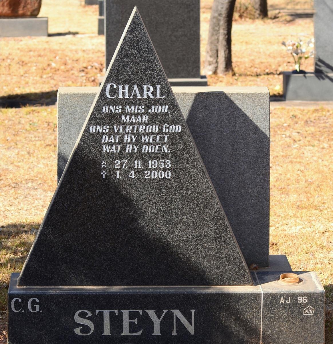 STEYN C.G. 1953-2000