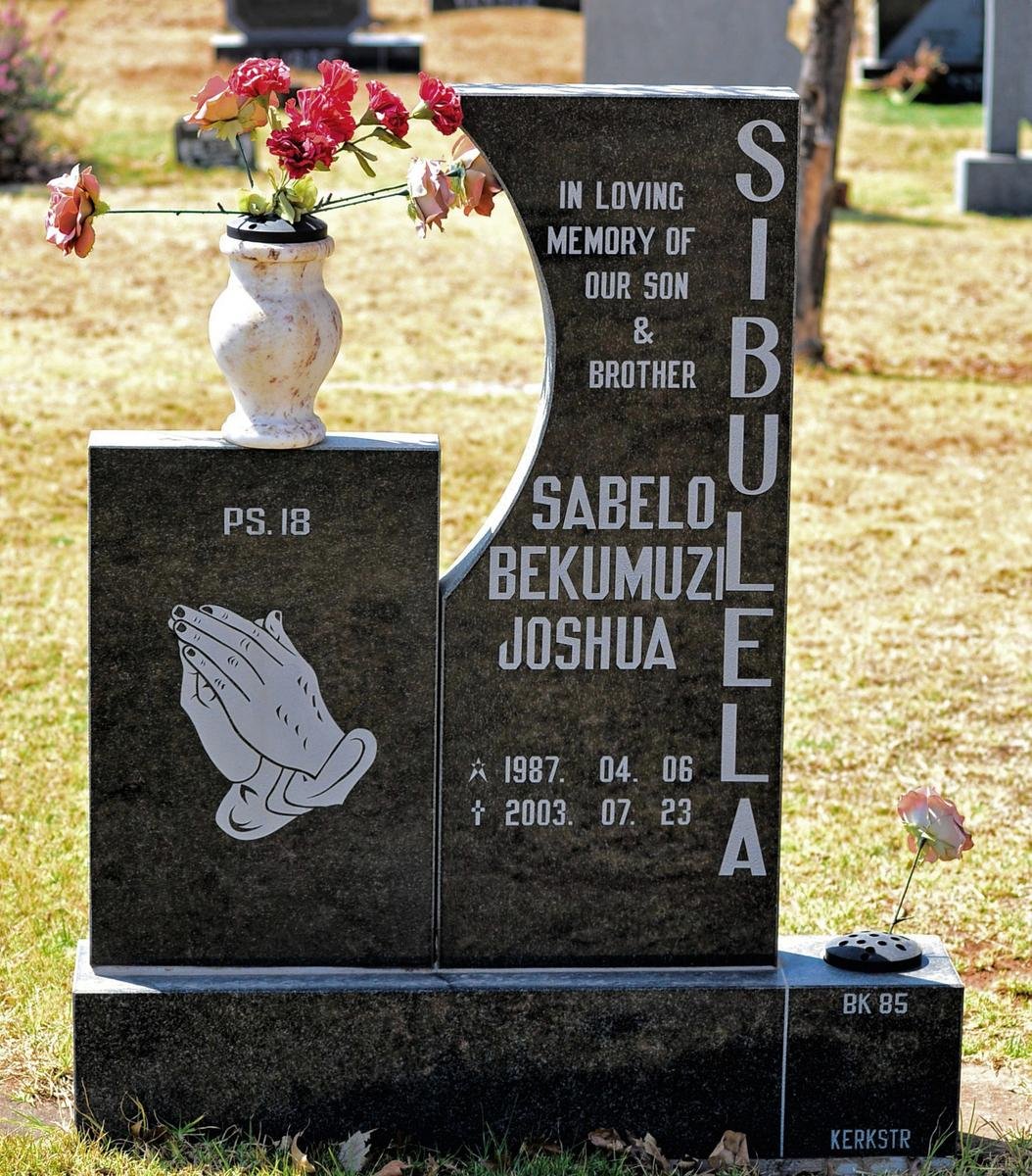 SIBULELA Sabelo Bekumuzi Joshua 1987-2003