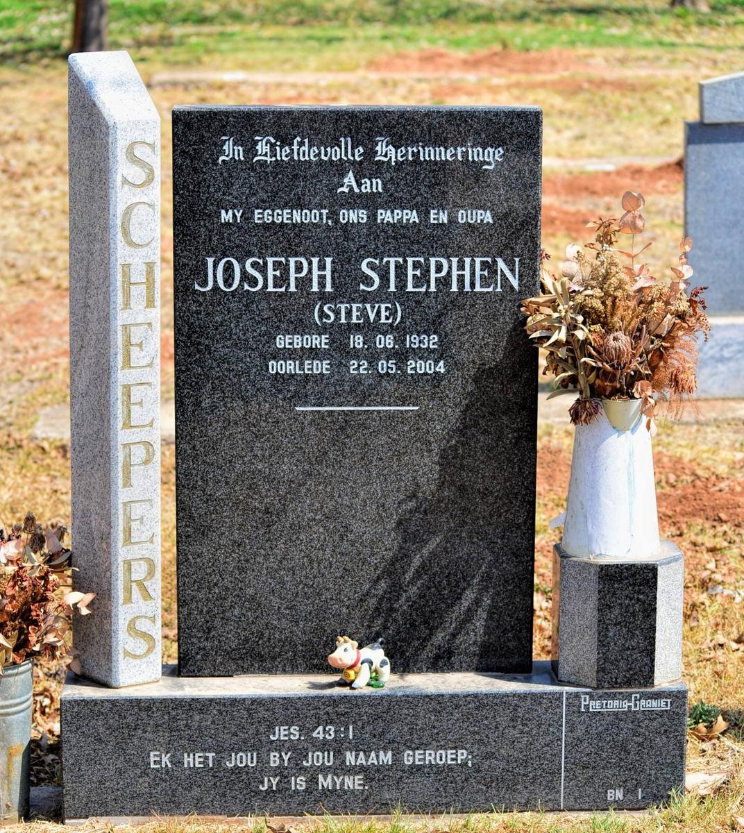 SCHEEPERS Joseph Stephen 1932-2004
