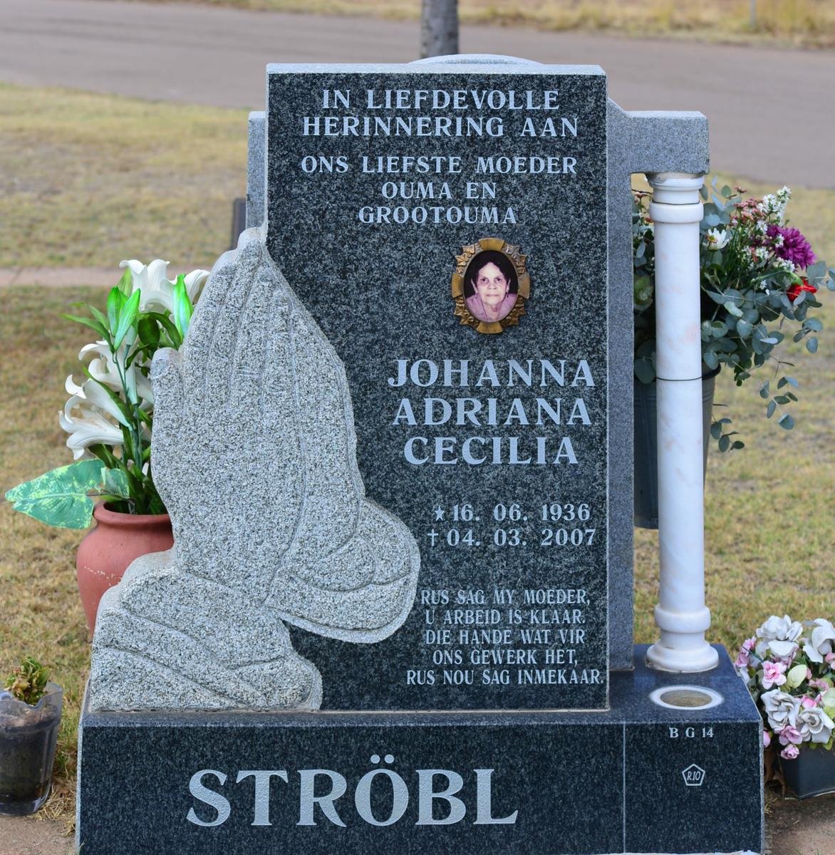 STRÖBL Johanna Adriana Cecilia 1936-2007