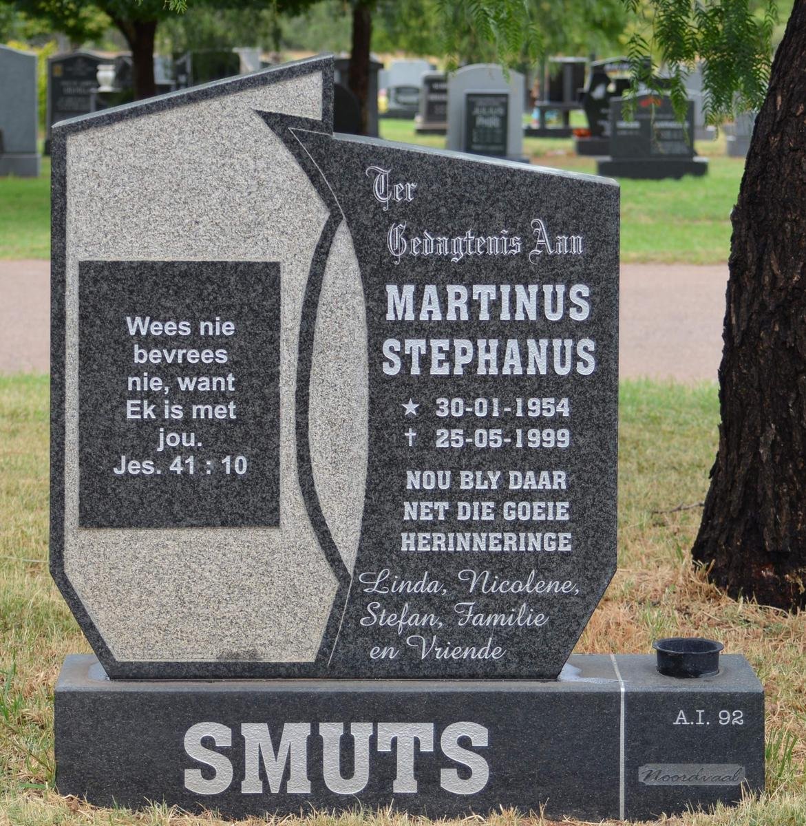 SMUTS Martinus Stephanus 1954-1999