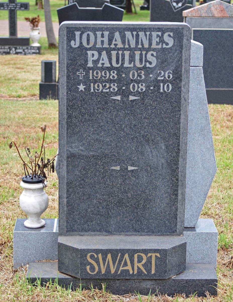 SWART Johannes Paulus 1928-1998