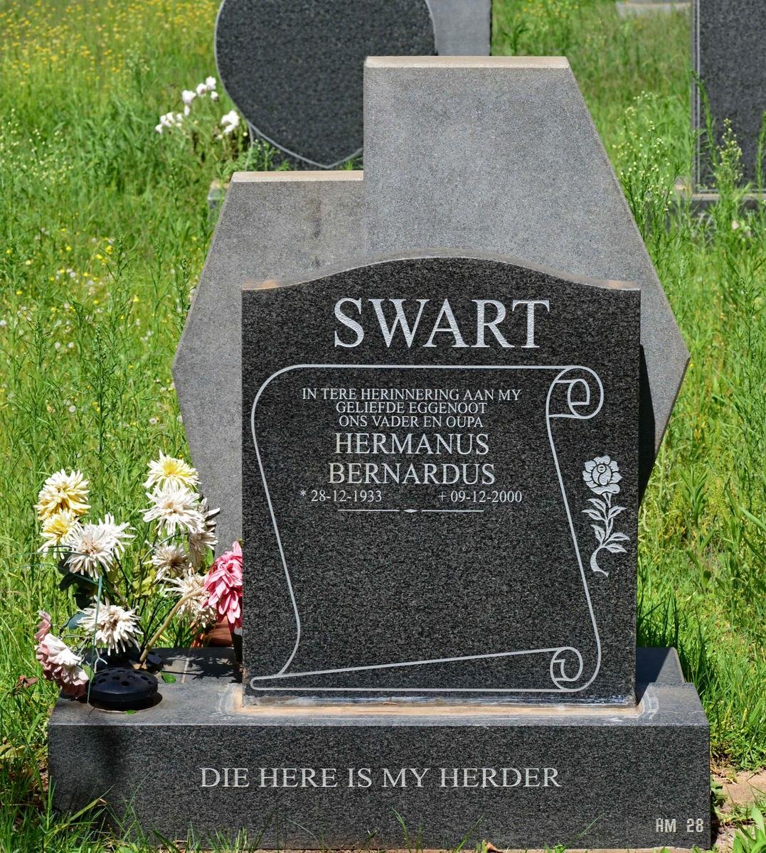 SWART Hermanus Bernardus 1933-2000