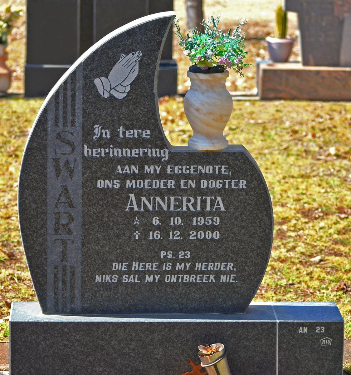 SWART Annerita 1959-2000