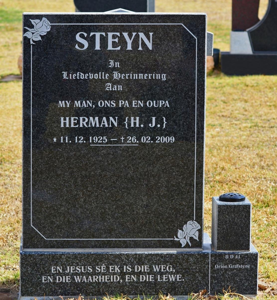 STEYN H.J. 1925-2009