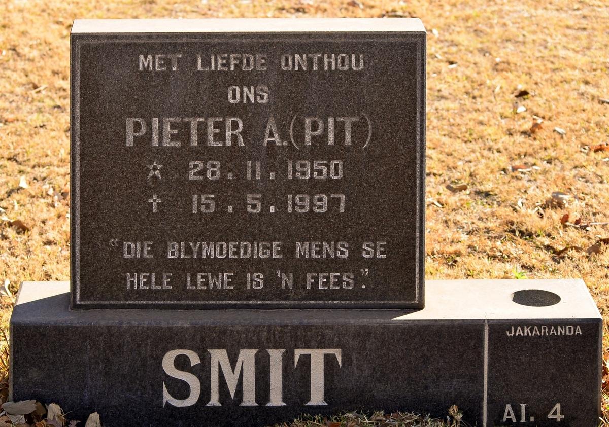 SMIT Pieter A. 1950-1997