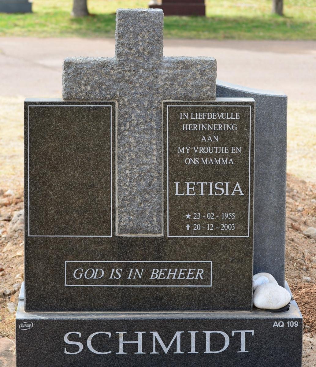 SCHMIDT Letisia 1955-2003