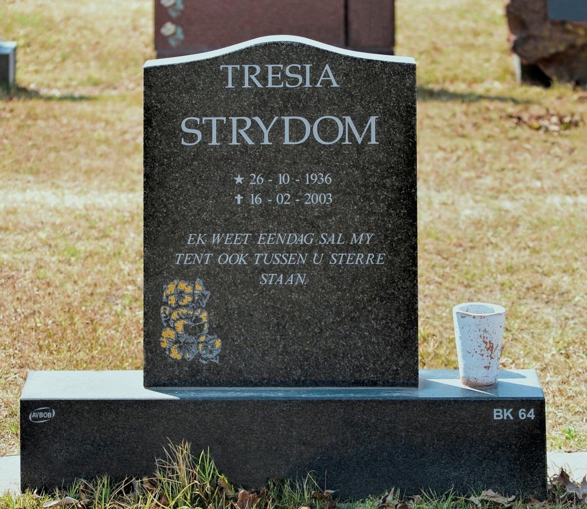 STRYDOM Tresia 1936-2003