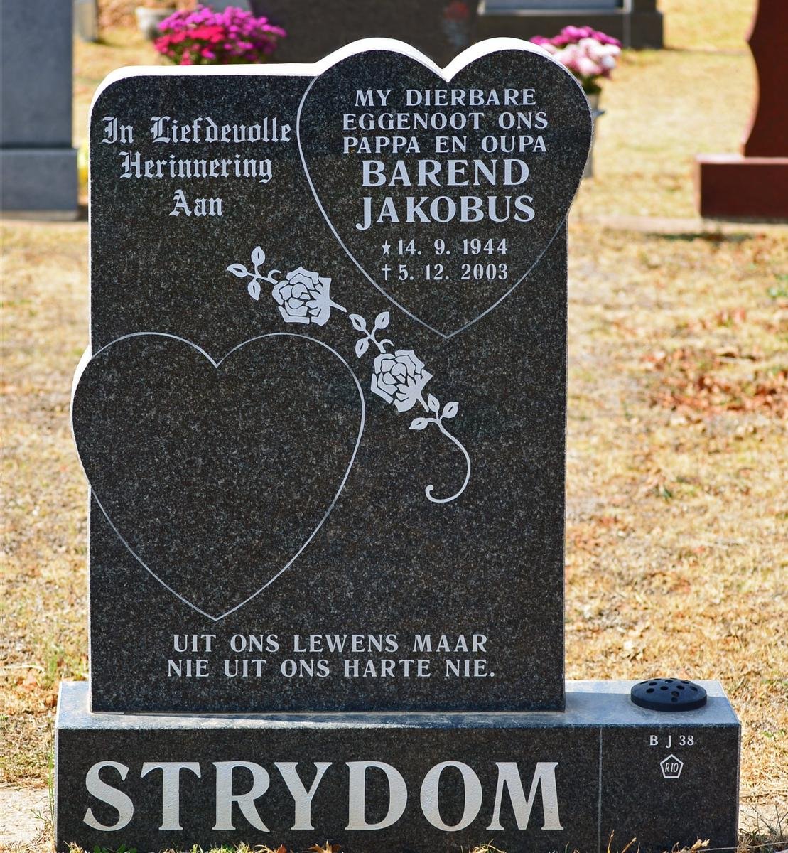 STRYDOM Barend Jakobus 1944-2003