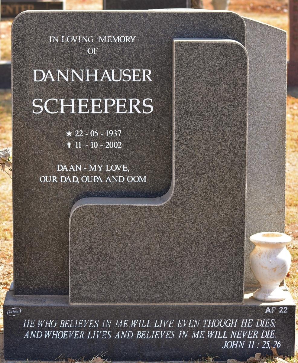 SCHEEPERS Dannhauser 1937-2002
